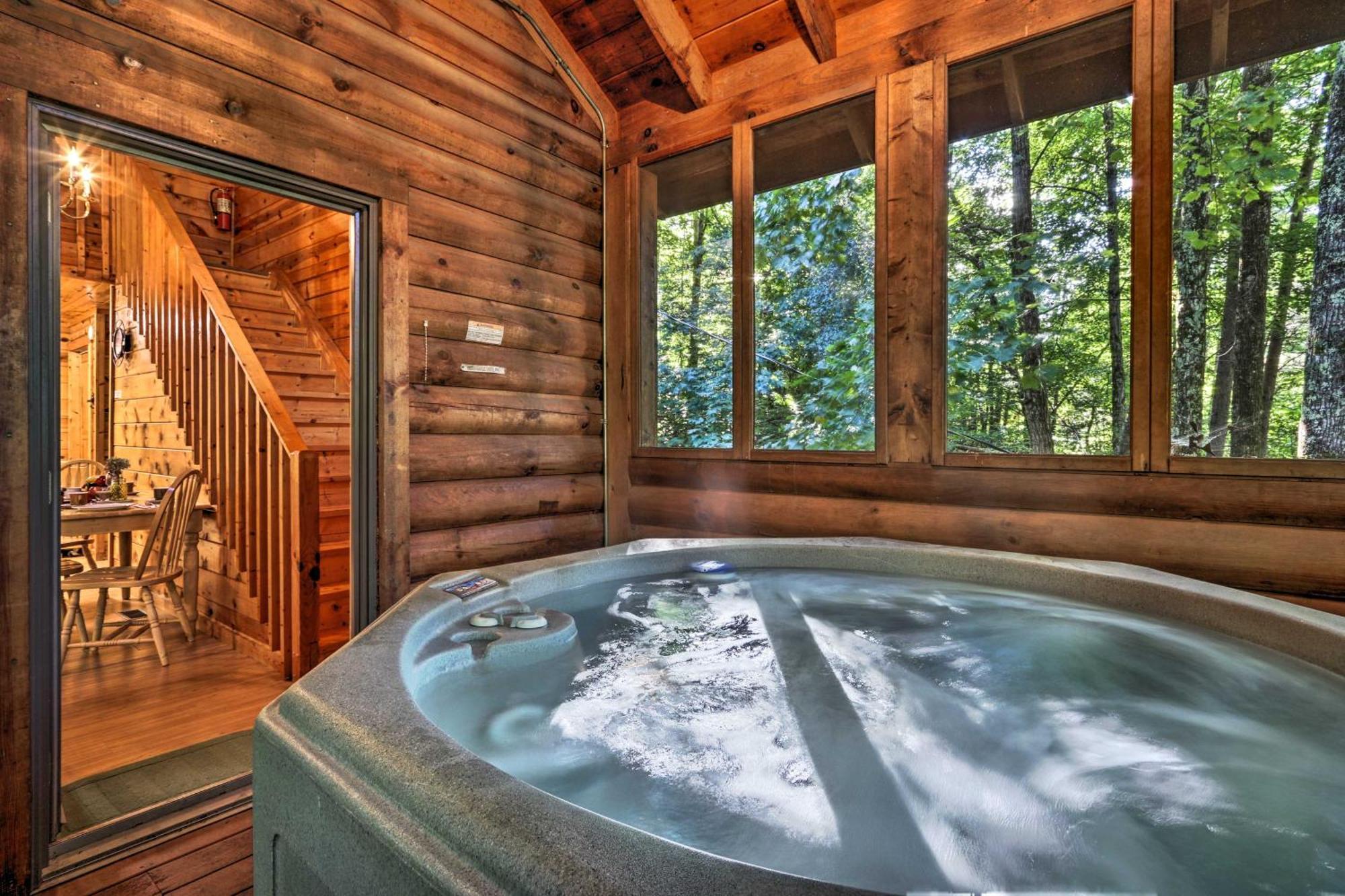 Cozy Mountain Cabin In Perfect Location 세비어빌 외부 사진