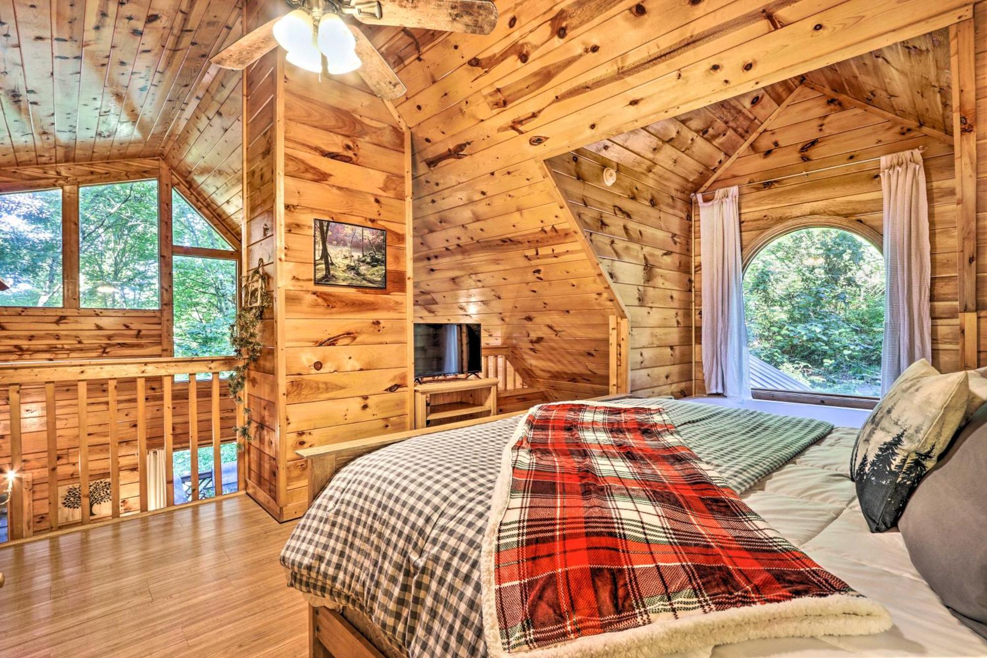 Cozy Mountain Cabin In Perfect Location 세비어빌 외부 사진