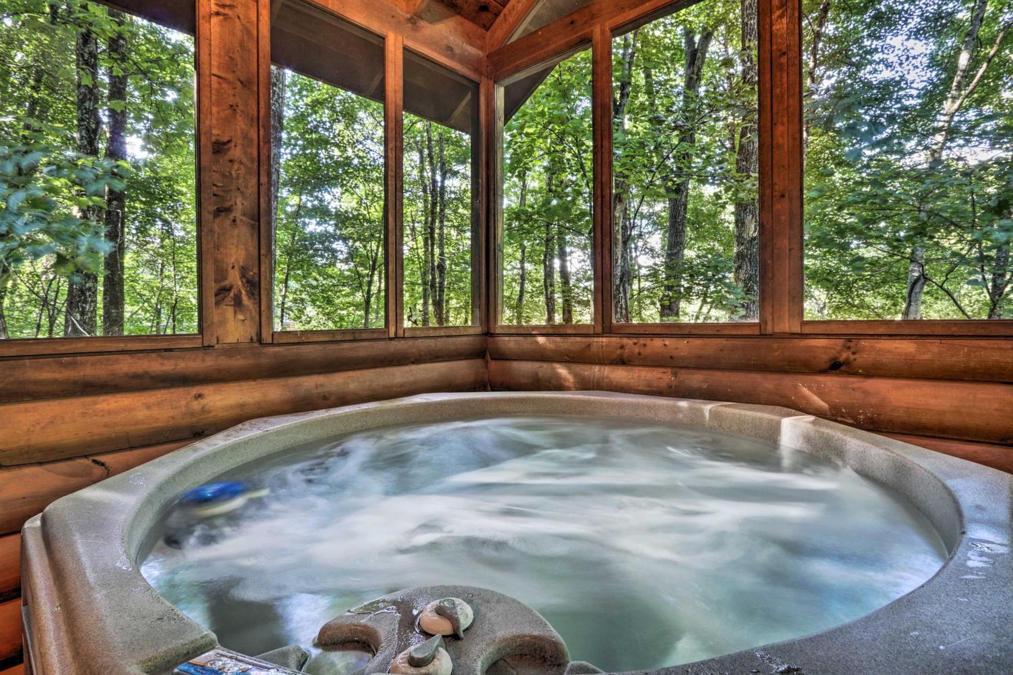 Cozy Mountain Cabin In Perfect Location 세비어빌 외부 사진
