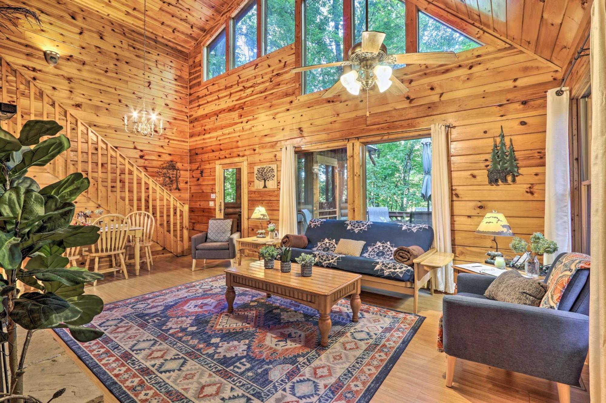 Cozy Mountain Cabin In Perfect Location 세비어빌 외부 사진