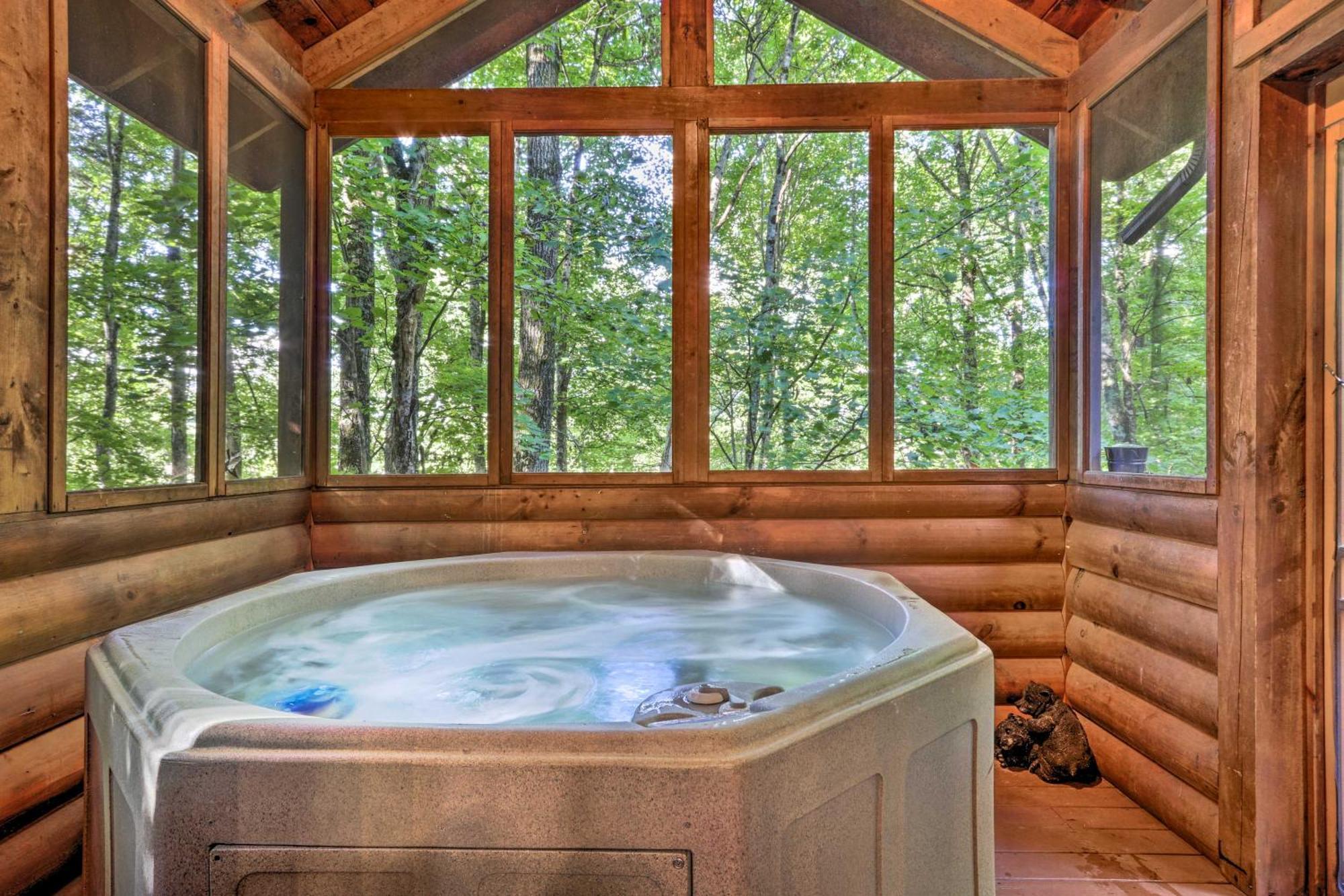 Cozy Mountain Cabin In Perfect Location 세비어빌 외부 사진
