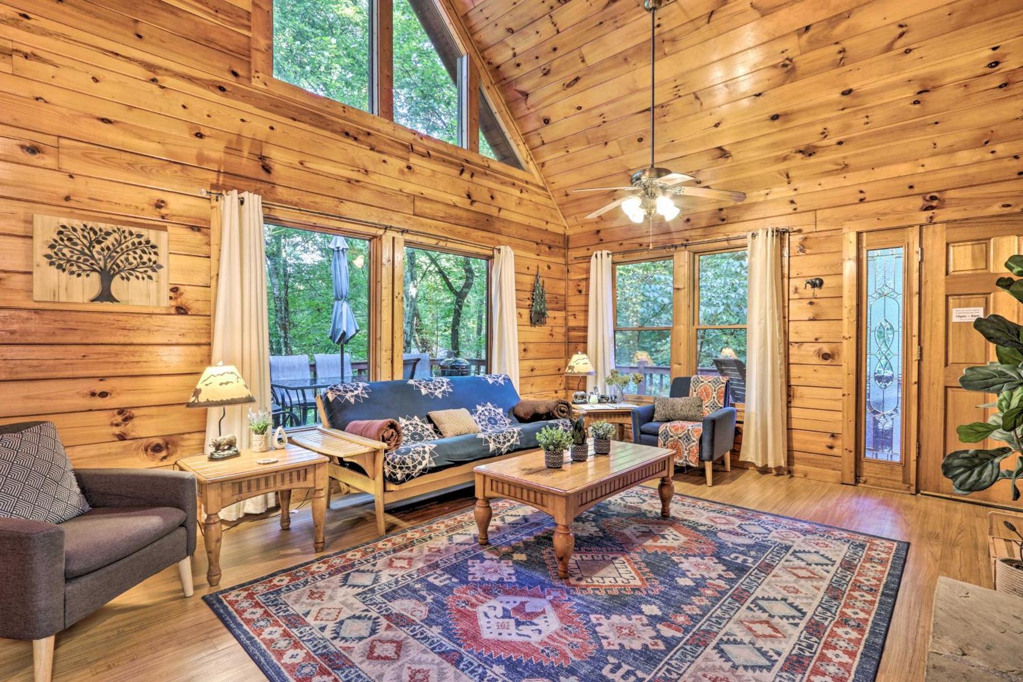 Cozy Mountain Cabin In Perfect Location 세비어빌 외부 사진