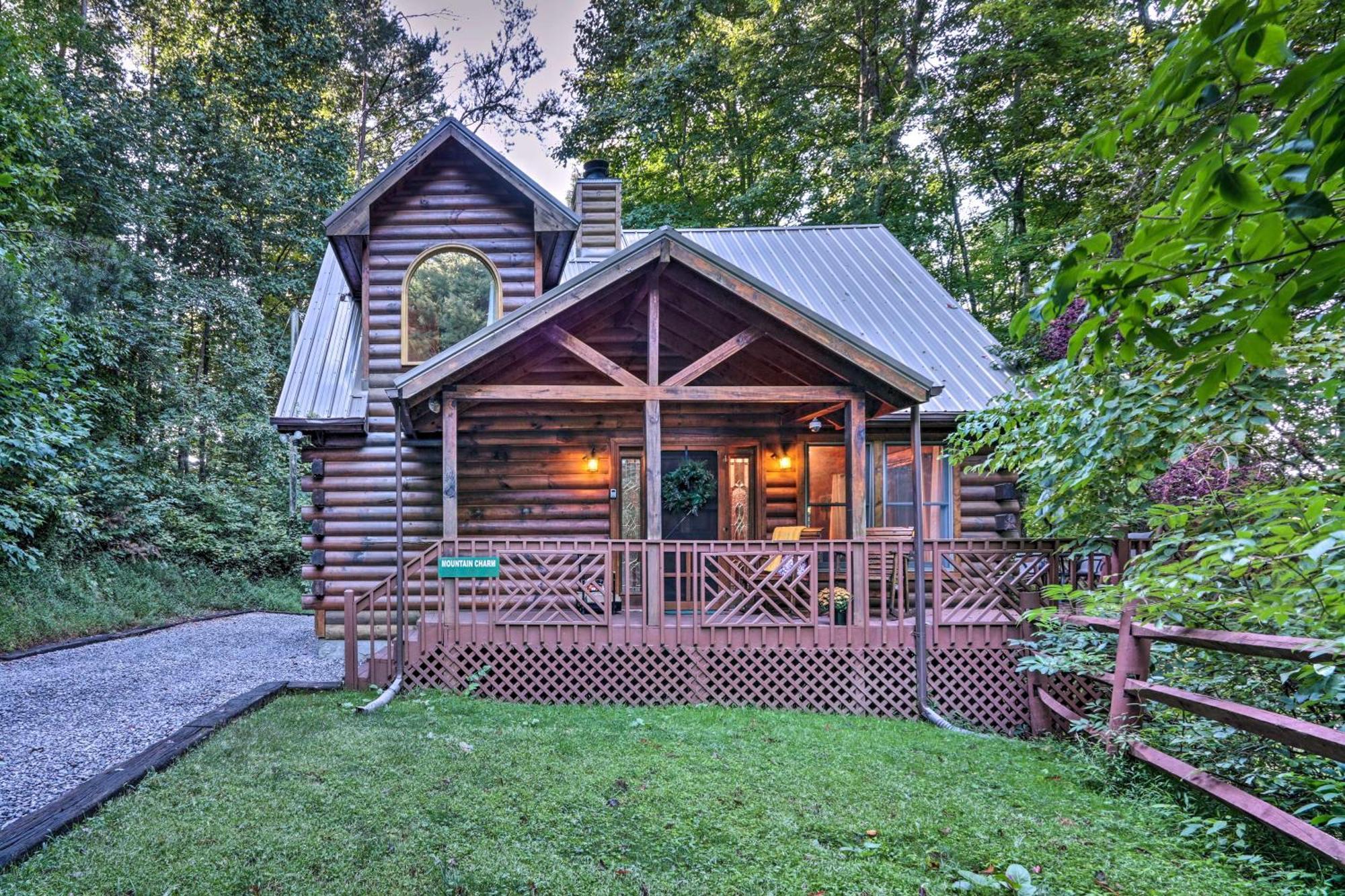 Cozy Mountain Cabin In Perfect Location 세비어빌 외부 사진